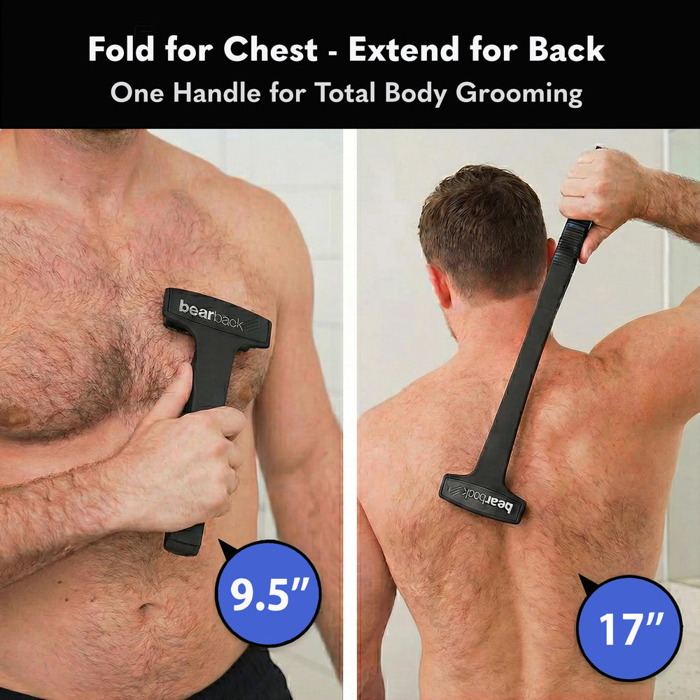 Garde de sécurité pivotant Bearback évite les coupures et irritations.