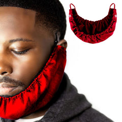 Sangles d’oreille élastiques du Beard Bonnet offrant un ajustement sans douleur.