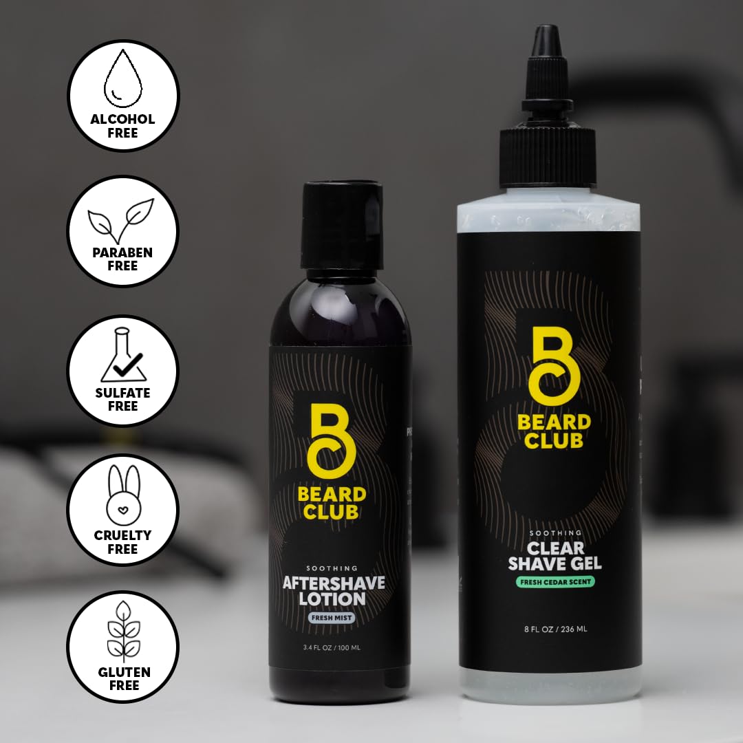 Beard Club design elegant rasoir straight: esthétique et performance