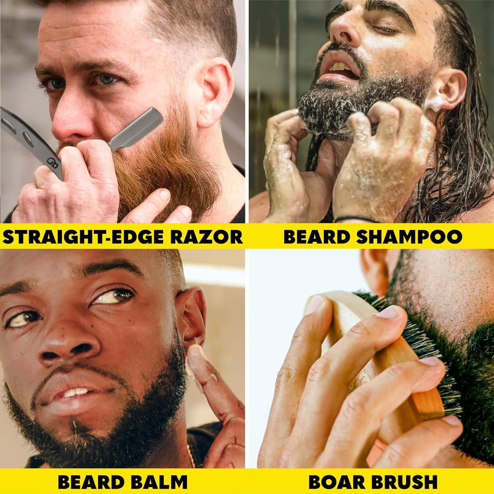 Guide de coupe à huit couleurs Beard Club pour ajuster 45 longueurs.