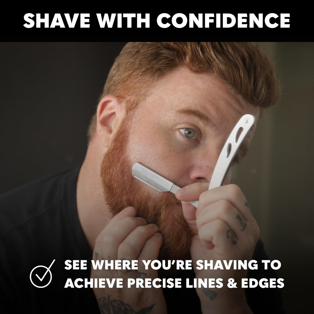 Beard Club rasoir droit poignée ergonomique: prise en main confortable