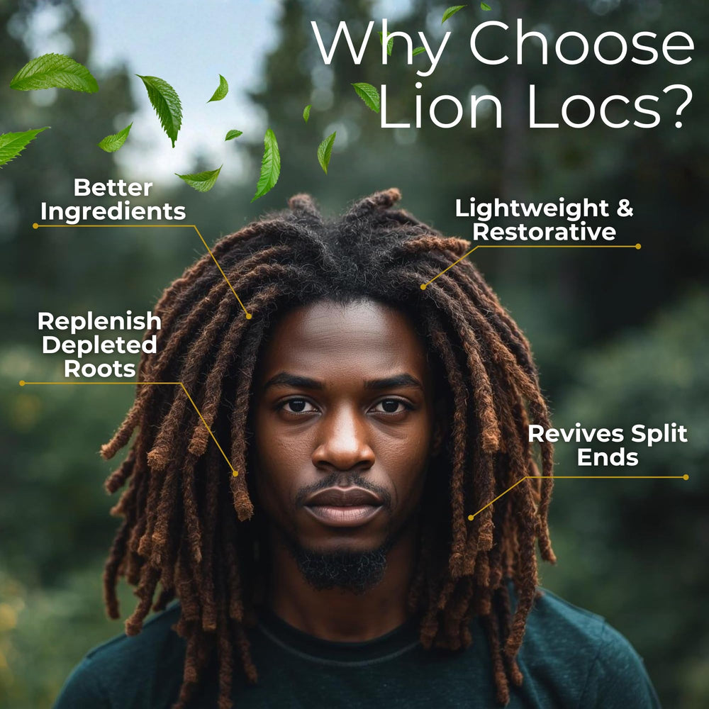 Beard Gains Lion Locs définition et lutte contre le frisottis sans agresser.