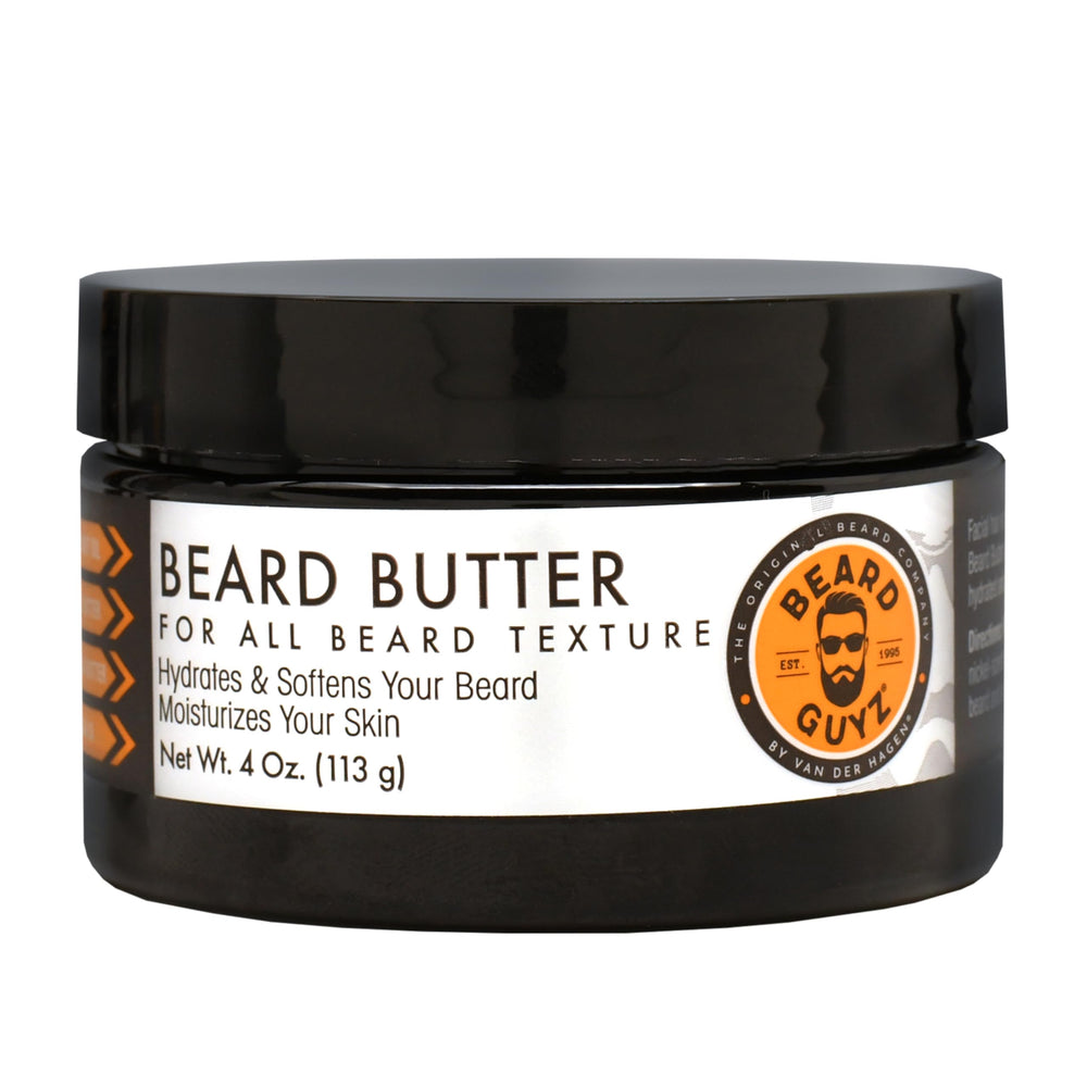 Beard Guyz Beard Butter application douce pour une barbe plus facile à coiffer.