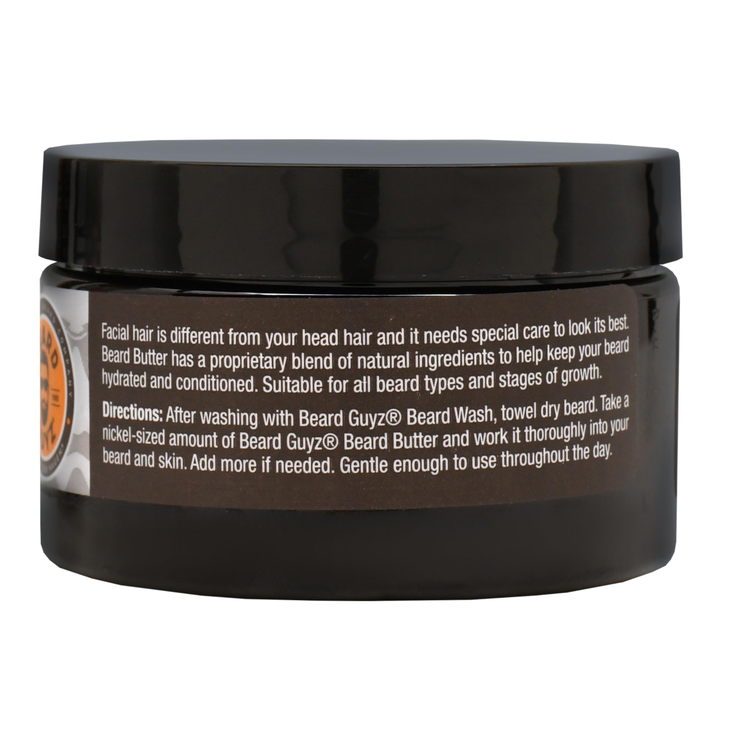 Beard Guyz Beard Butter hydrate peau et poils secs en douceur.
