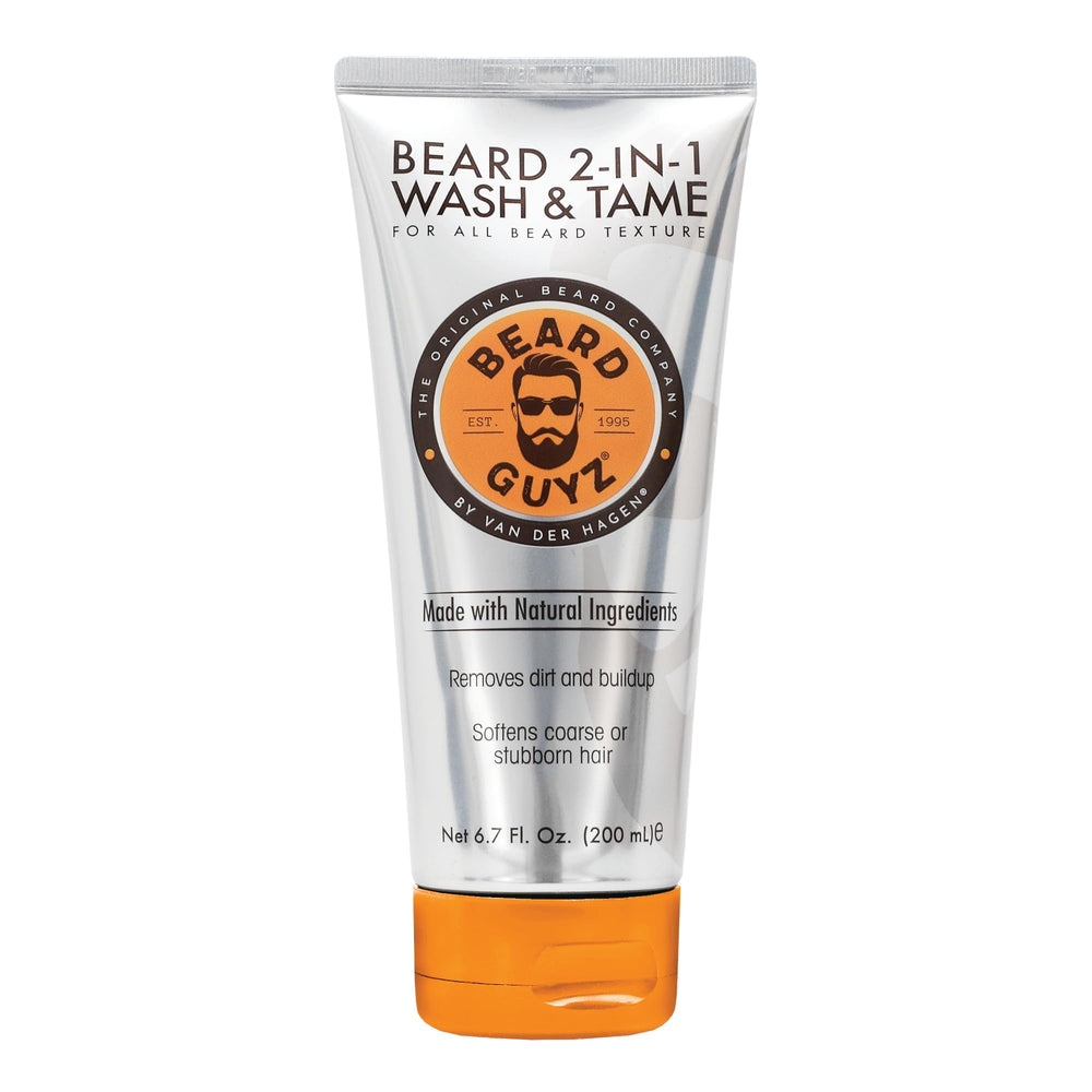 Beard Guyz – Bouteille barbe-douche: nettoyage en profondeur et parfum frais.