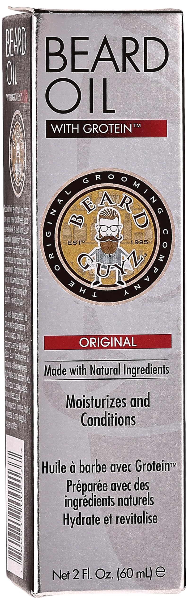 Beard Guyz Beard Oil assouplit les poils pour une barbe plus douce.