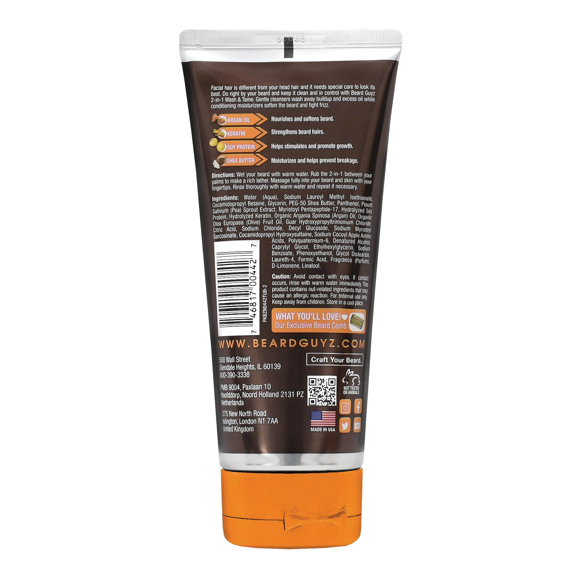 Beard Guyz – Mousse barbe-epaisse: mousse riche qui rend la barbe douce.