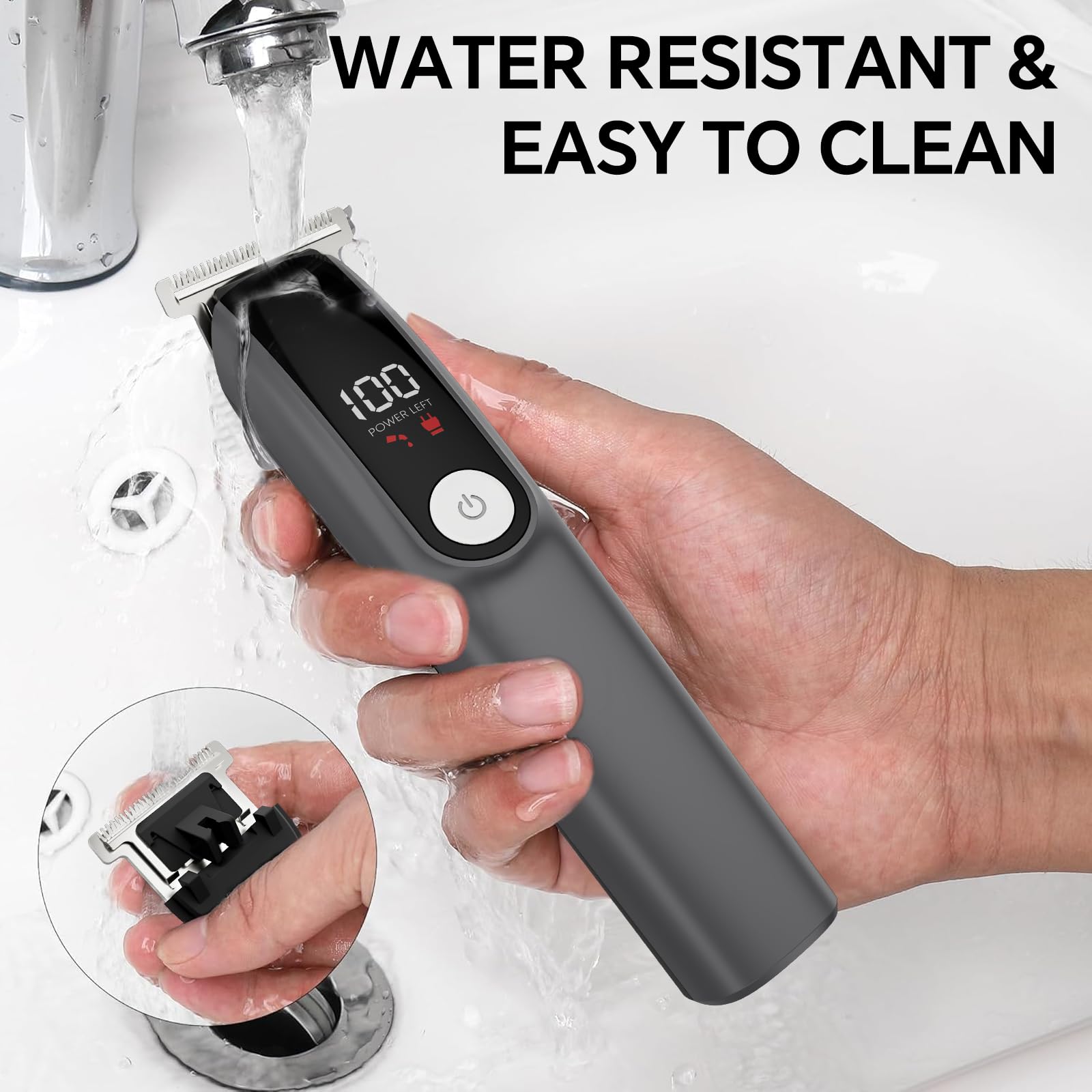 Beard Trimmer 5 en 1: recharge rapide en une heure et demie.