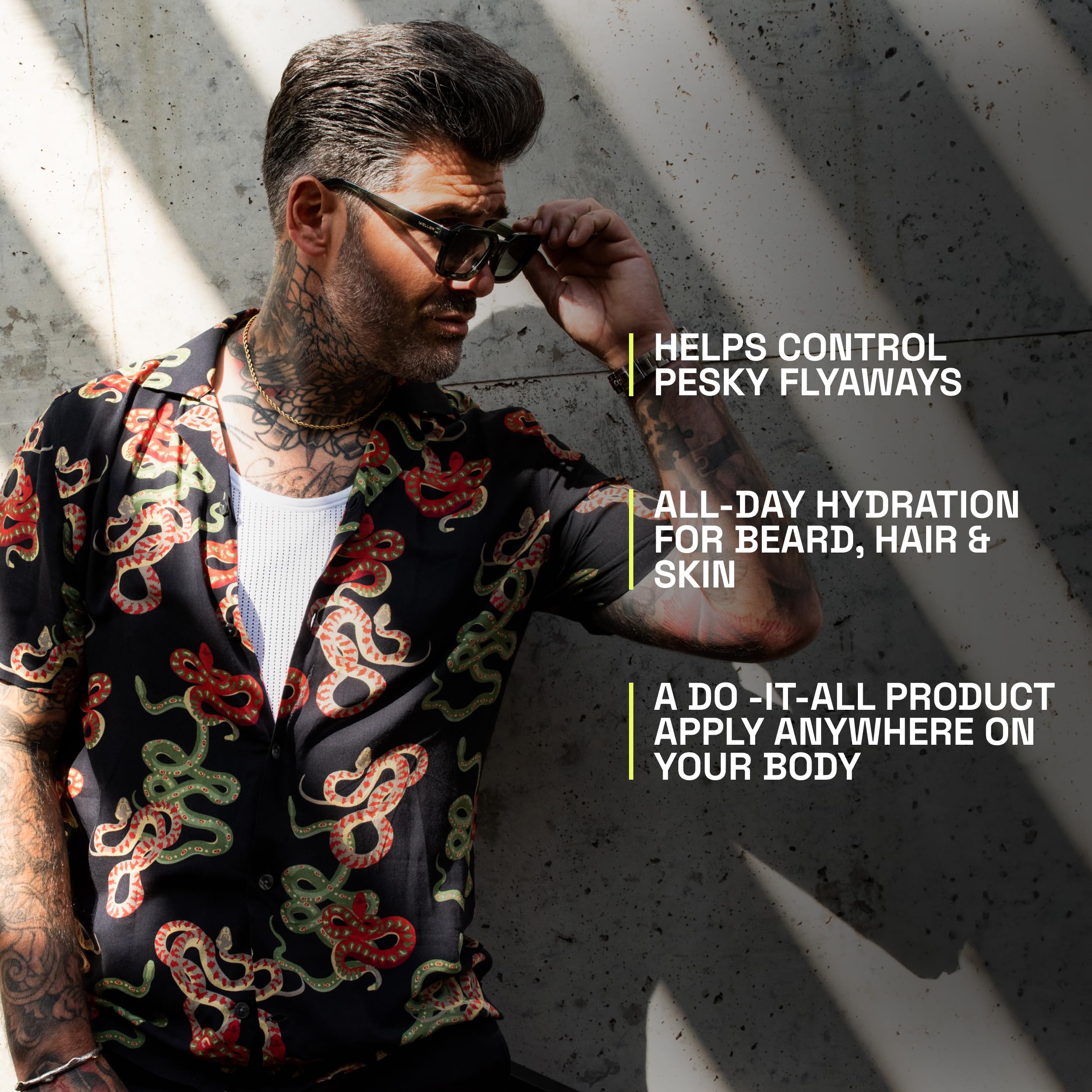 Baume Beardbrand voyage barbe brillance et douceur visibles