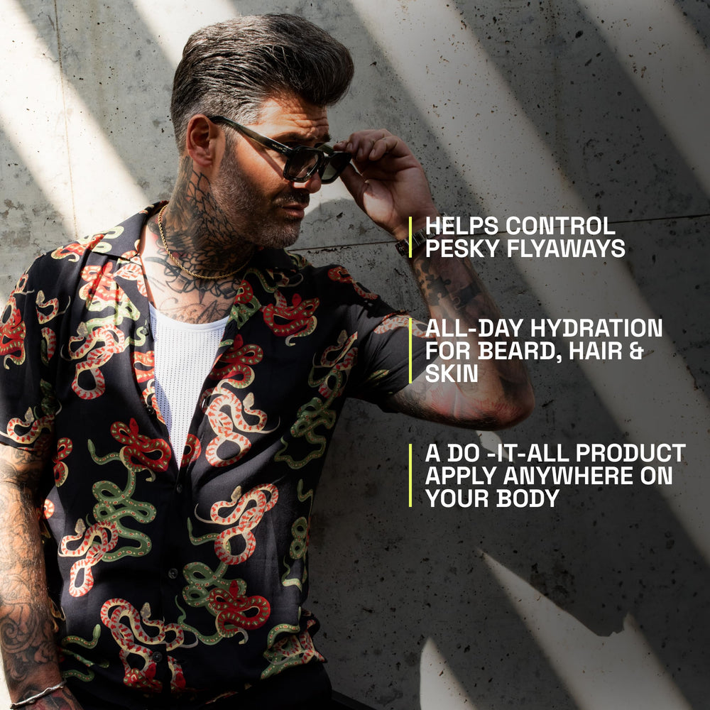 Baume Beardbrand voyage barbe brillance et douceur visibles