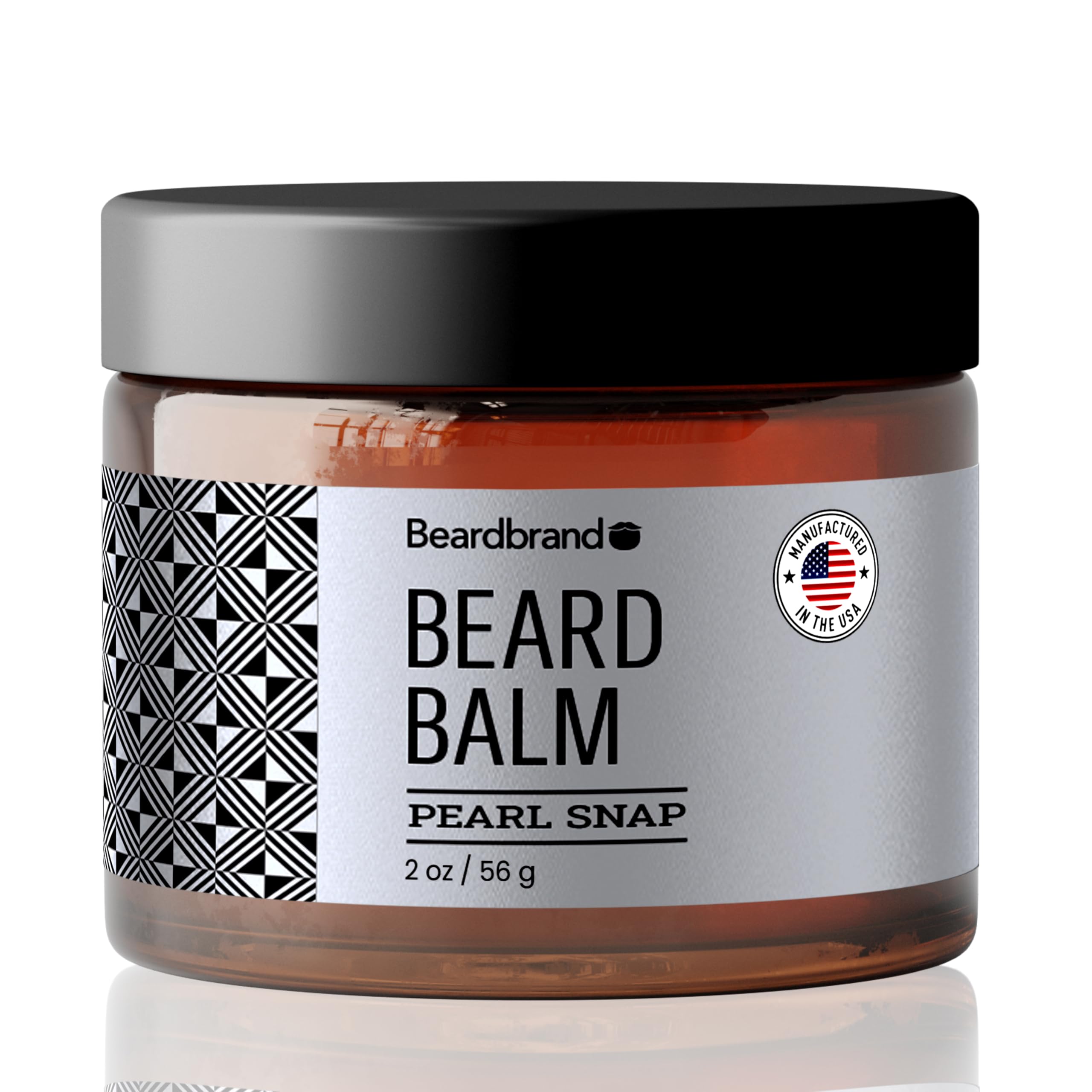 Beardbrand Baume voyage flacon Perle Snap – hydratation longue durée pour la barbe