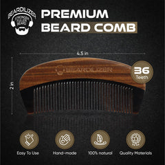 Beardilizer Peigne Barbe Premium: glisse douce lors du coiffage