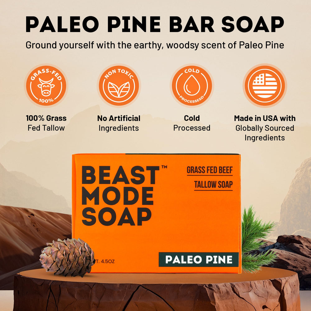 Beast Mode Savon exfoliant sable : action exfoliante efficace lors de la douche.