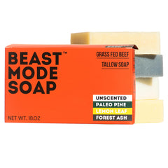 Beast Mode Soap: charbon-forêt, nettoyage en profondeur et peau rafraîchie.