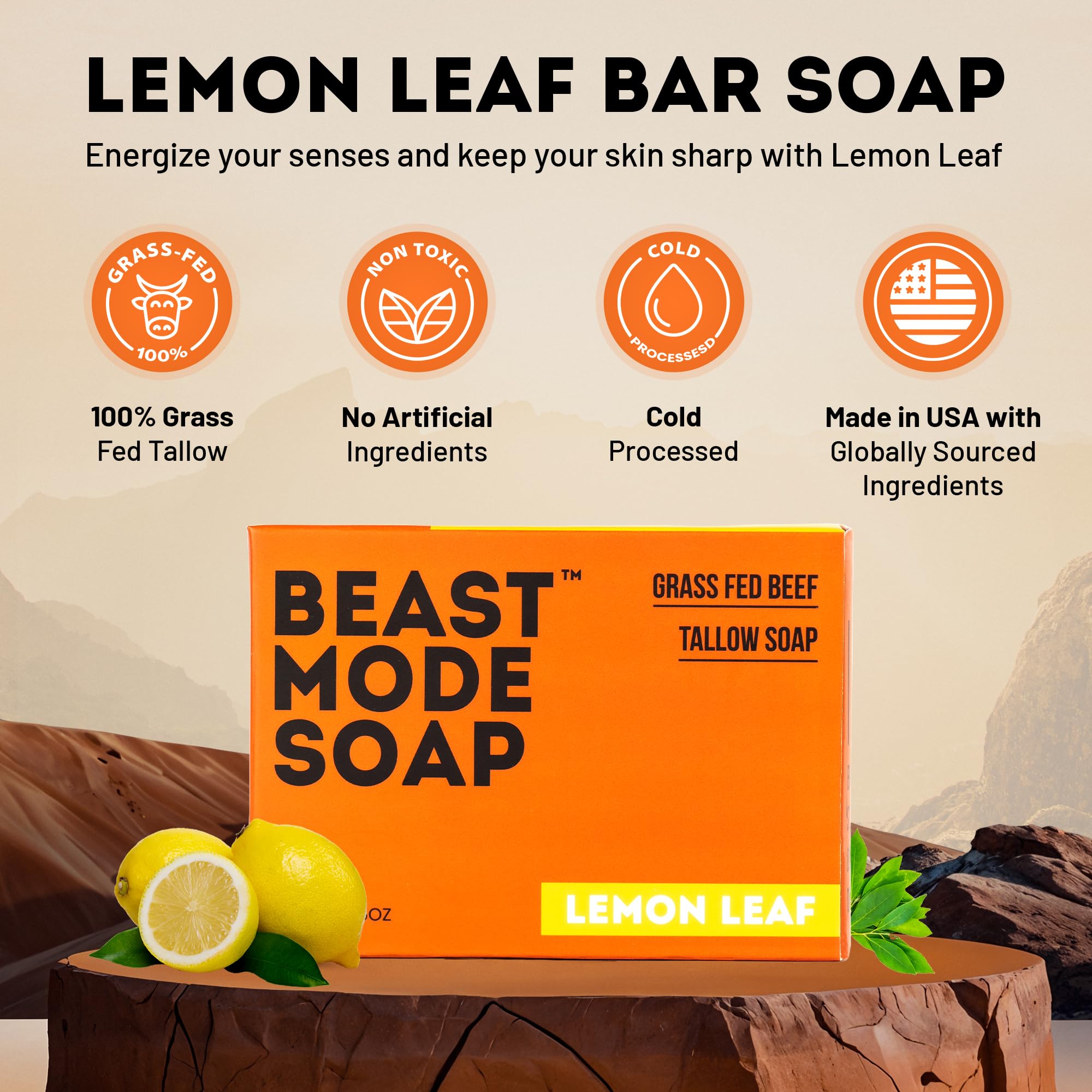 Beast Mode Savon pour Homme: mousse crèmeuse qui nettoie en douceur.