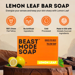 Beast Mode Savon pour Homme: mousse crèmeuse qui nettoie en douceur.