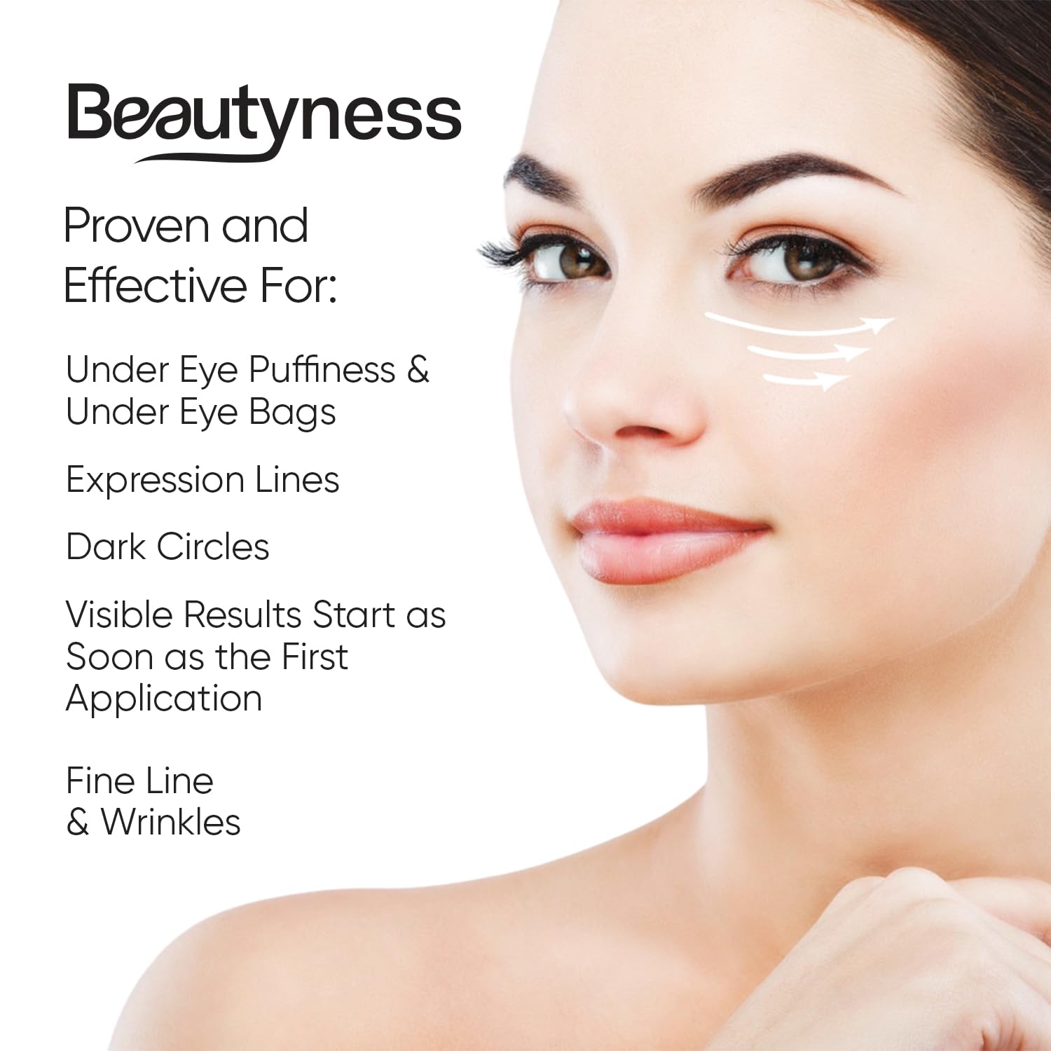 Beatool crème yeux texture - application douce et lisse