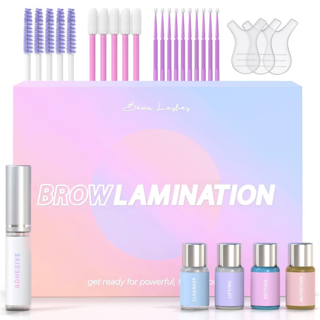 Beau Lashes kit lamination sourcils ensemble pour résultats durables et look soigné.