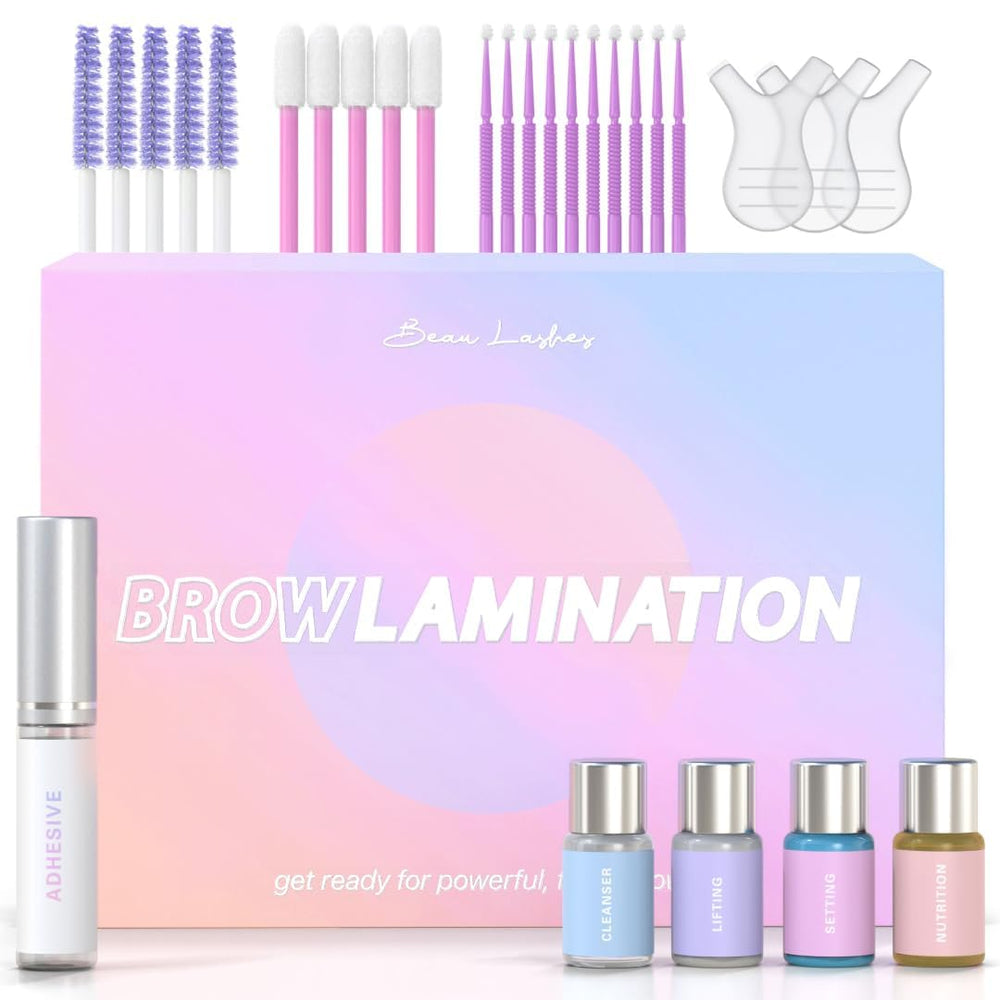Beau Lashes kit lamination sourcils ensemble pour résultats durables et look soigné.