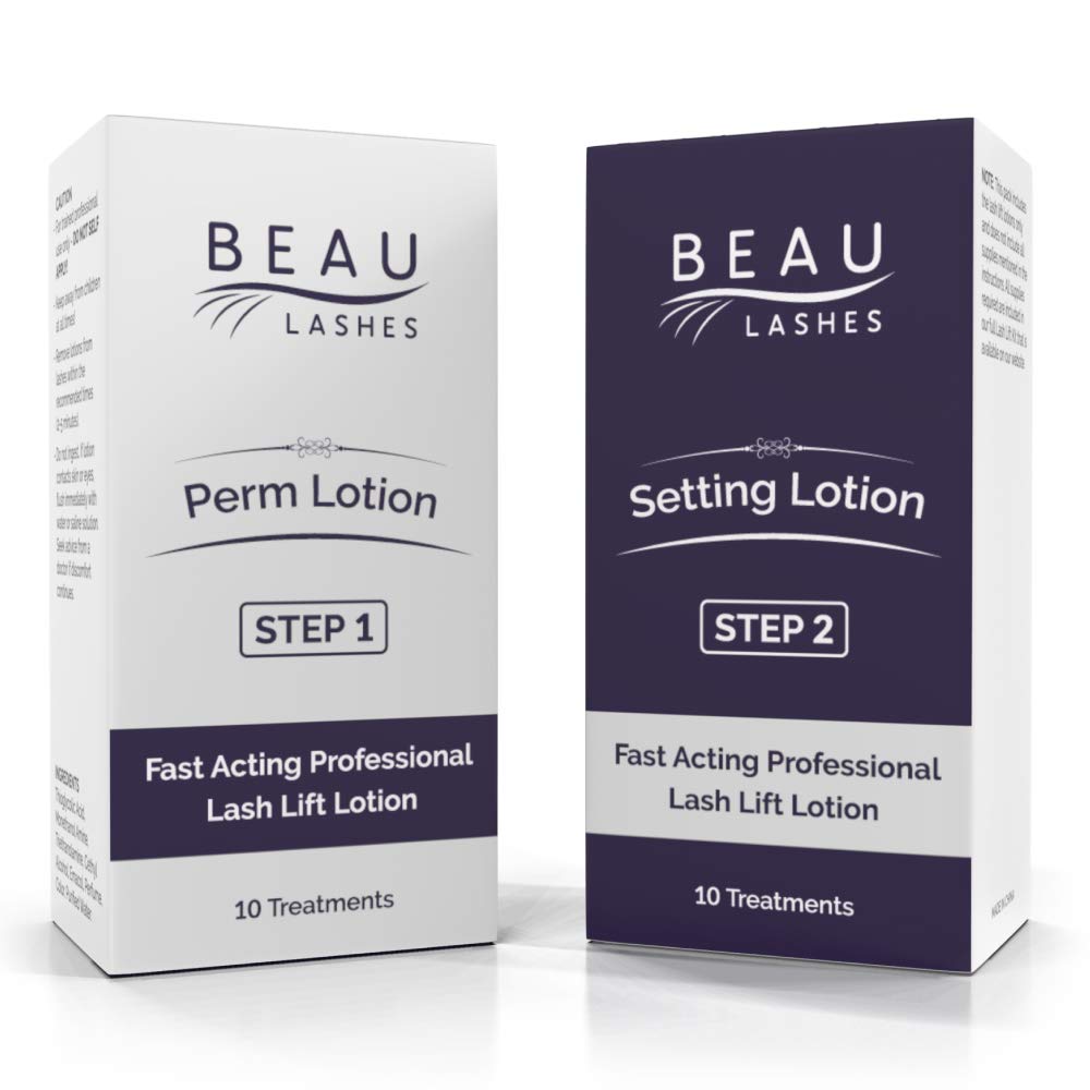 Beau Lashes – bouteille de lotion relèvement rapide pour cils parfaitement relevés.