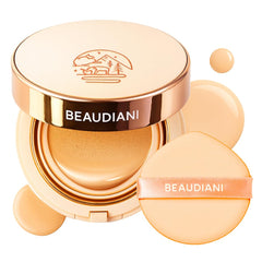 BEAUDIANI Natural Coverage, emballage rose doré, pratique pour retouches en déplacement.