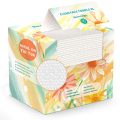 Beauntangly lingettes visage xl non parfumées, démaquillage en douceur.