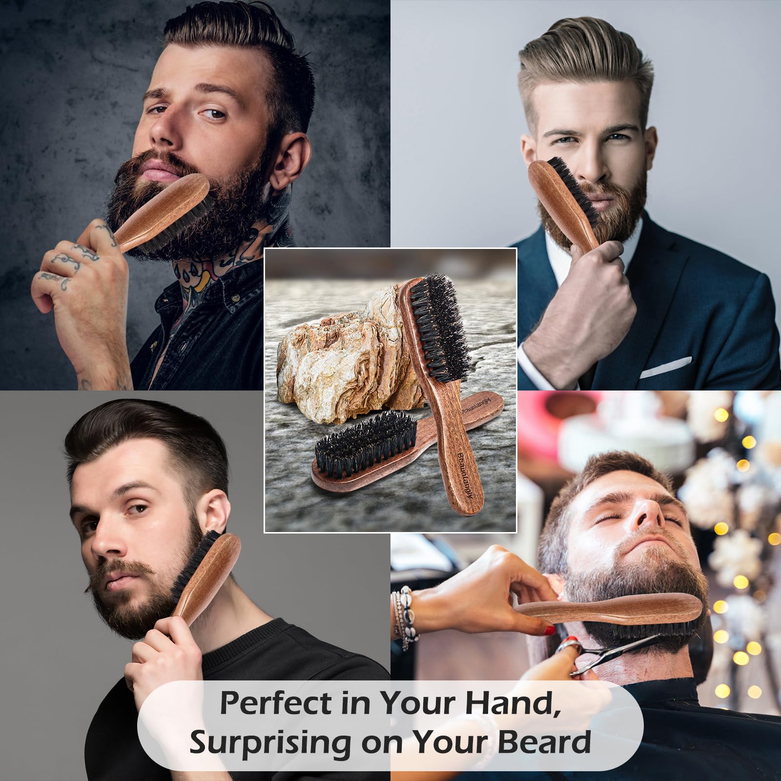 Application quotidienne facile avec Beauntangly barbe bien entretenue
