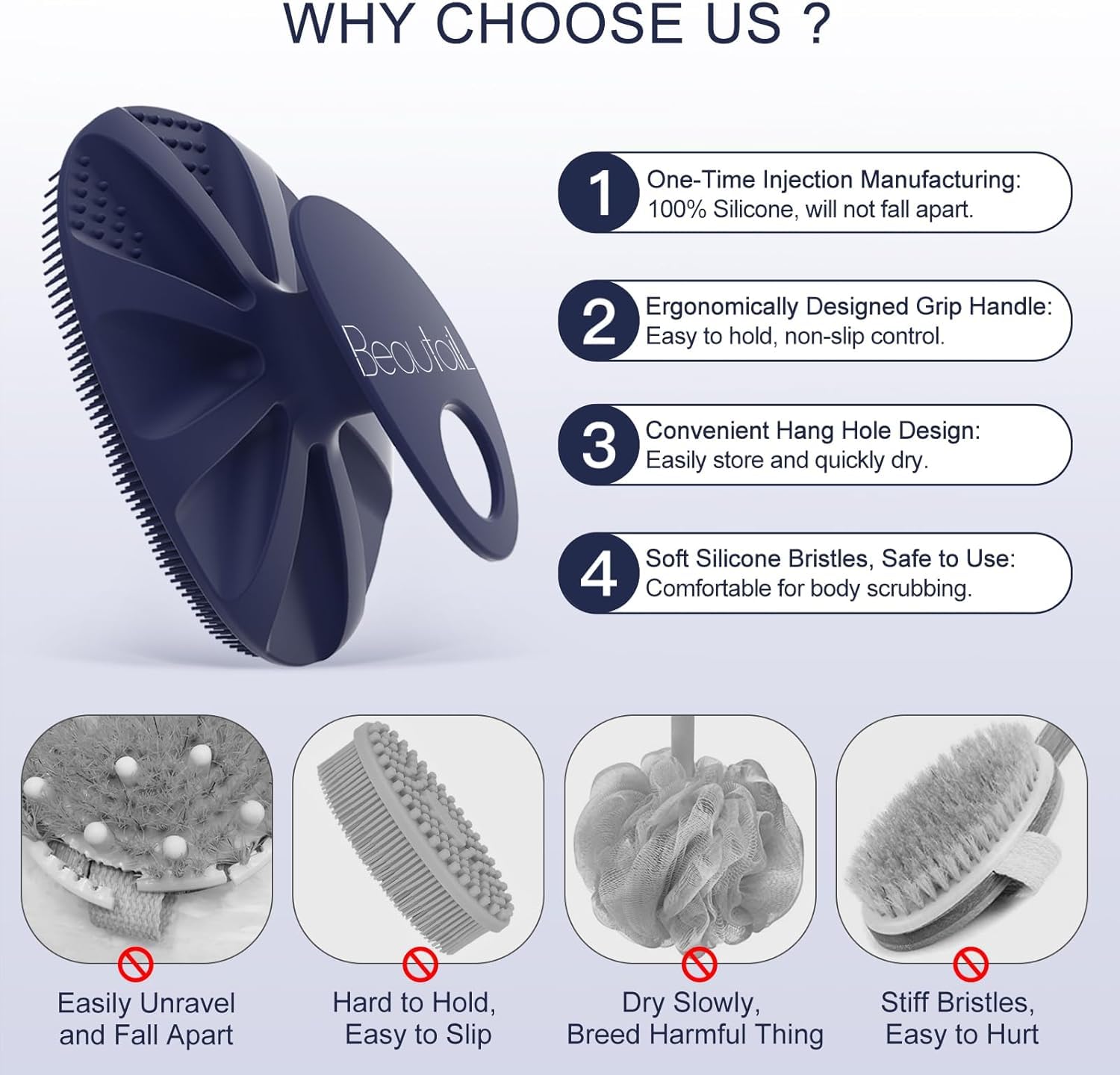 BEAUTAIL design-hygienique-sechage-rapide : sèche vite et reste propre.