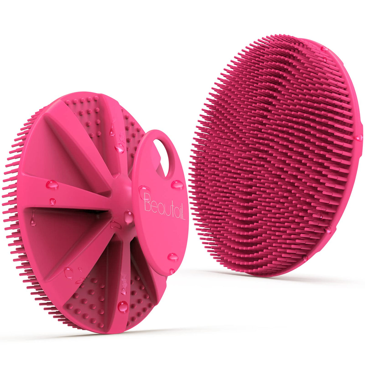 Beautail gant-silicone-corps, exfoliation douce et hygiène améliorée.