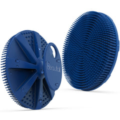 BEAUTAIL Gomme-corps Silicone Bleu, gommage hygiénique et doux