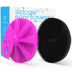 BEAUTAIL brosse-corps en silicone: duo pack pour une douche plus hygiénique et efficace