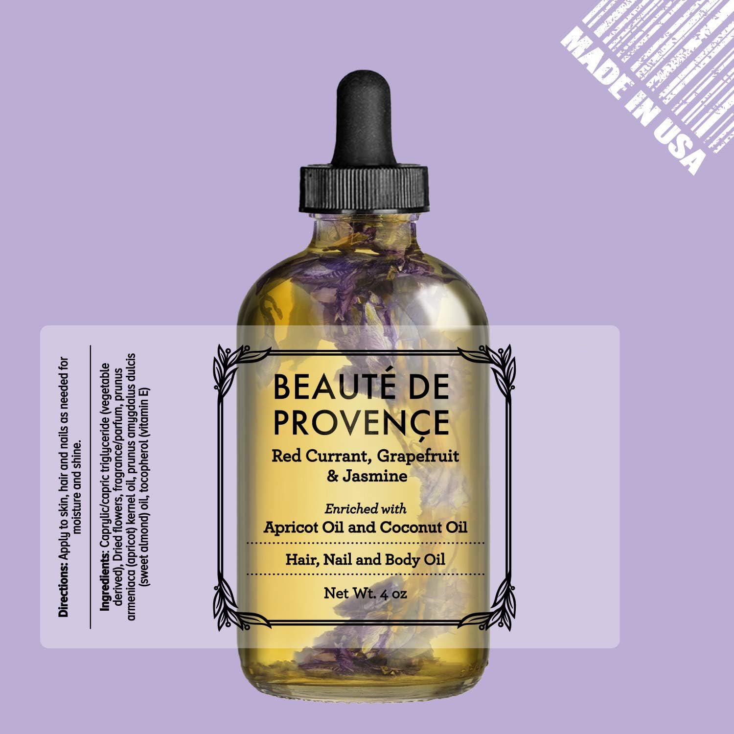 BEAUTE DE PROVENCE Huile Lavande – mains nourries et cuticules protégées