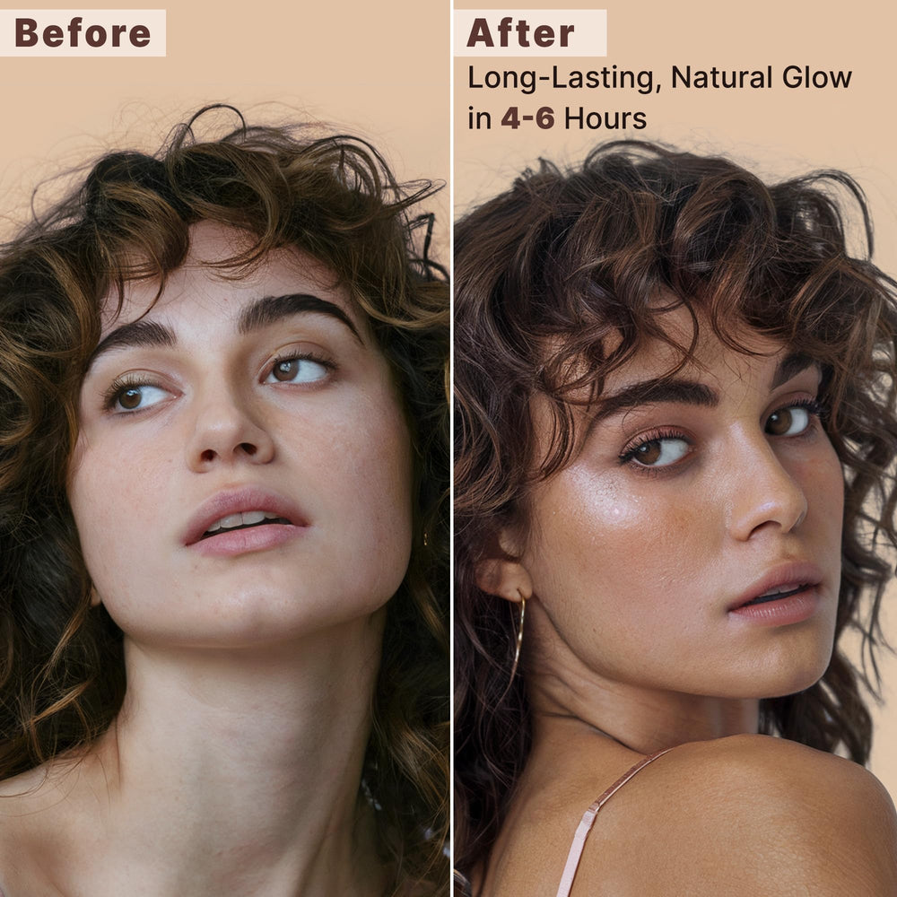 Beauty by Earth teinte-naturelle-visage avec couleur dorée naturelle.
