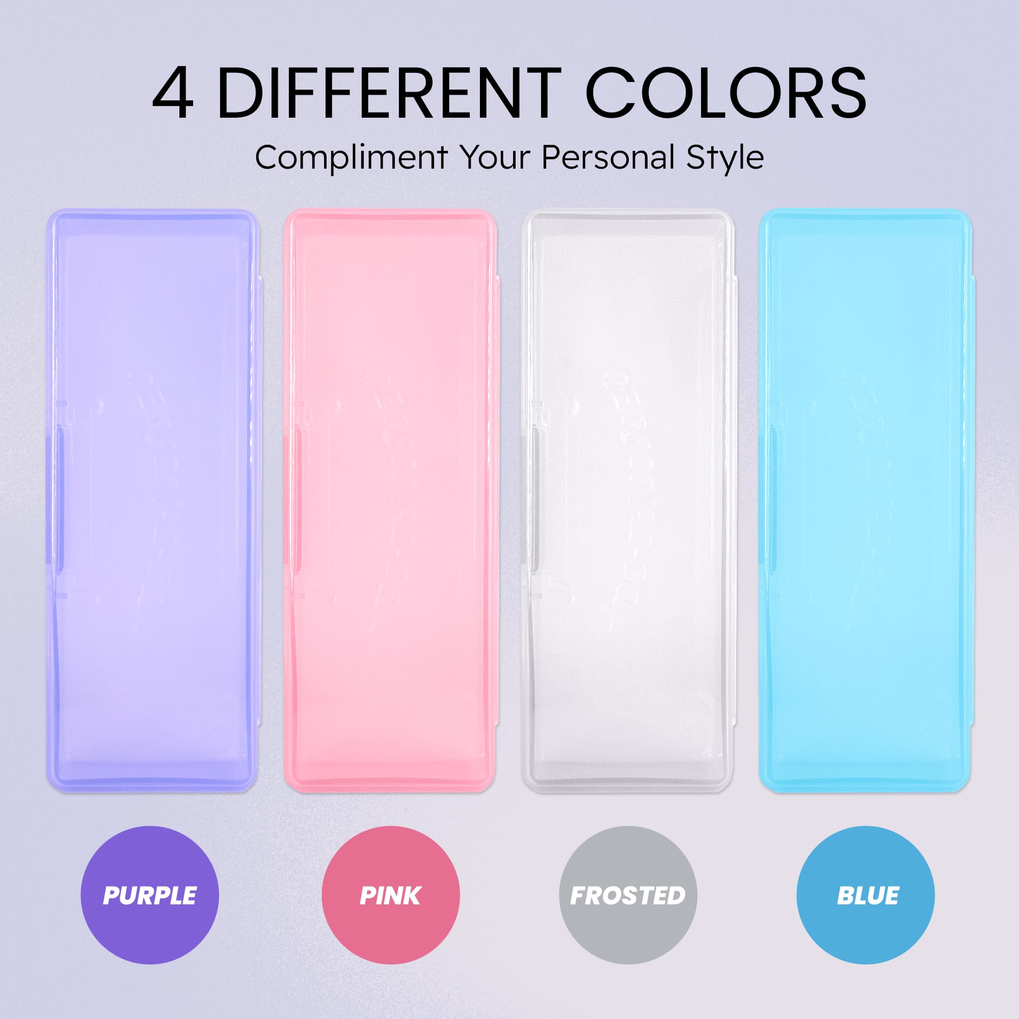 Boîte polyvalente violet pour outils de nail art et maquillage
