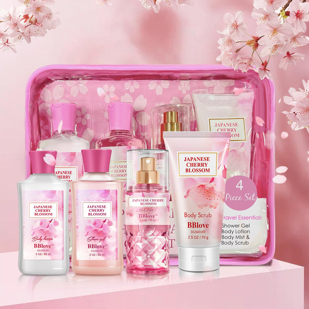 Etui cadeau Beautifier Life cerisier japonais, accessoire chic pour cadeaux.