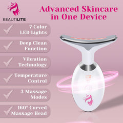 Beautilite traîne lymphatique visage aidant à réduire les poches.