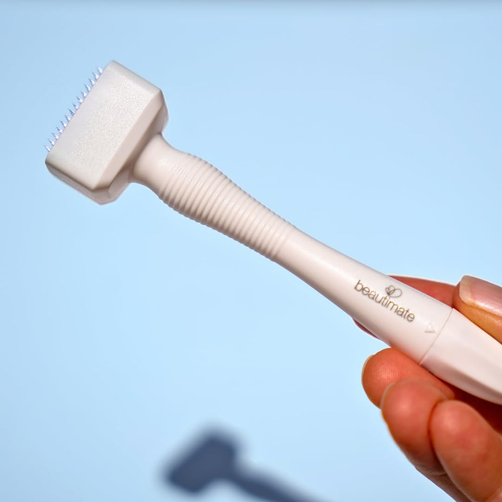Beautimate Derma Stamp design compact - idéal pour le rangement et le voyage.