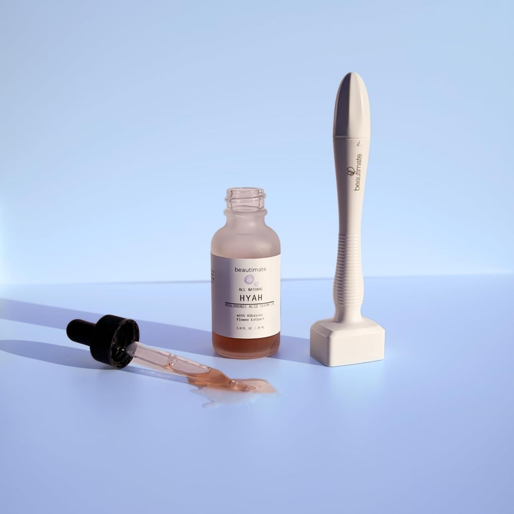 Beautimate Derma Stamp prise en main - ergonomique pour une utilisation confortable.