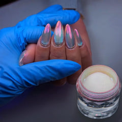 BEAUTNICE Poudre Chrome – effet miroir aurora sur ongles UV gel