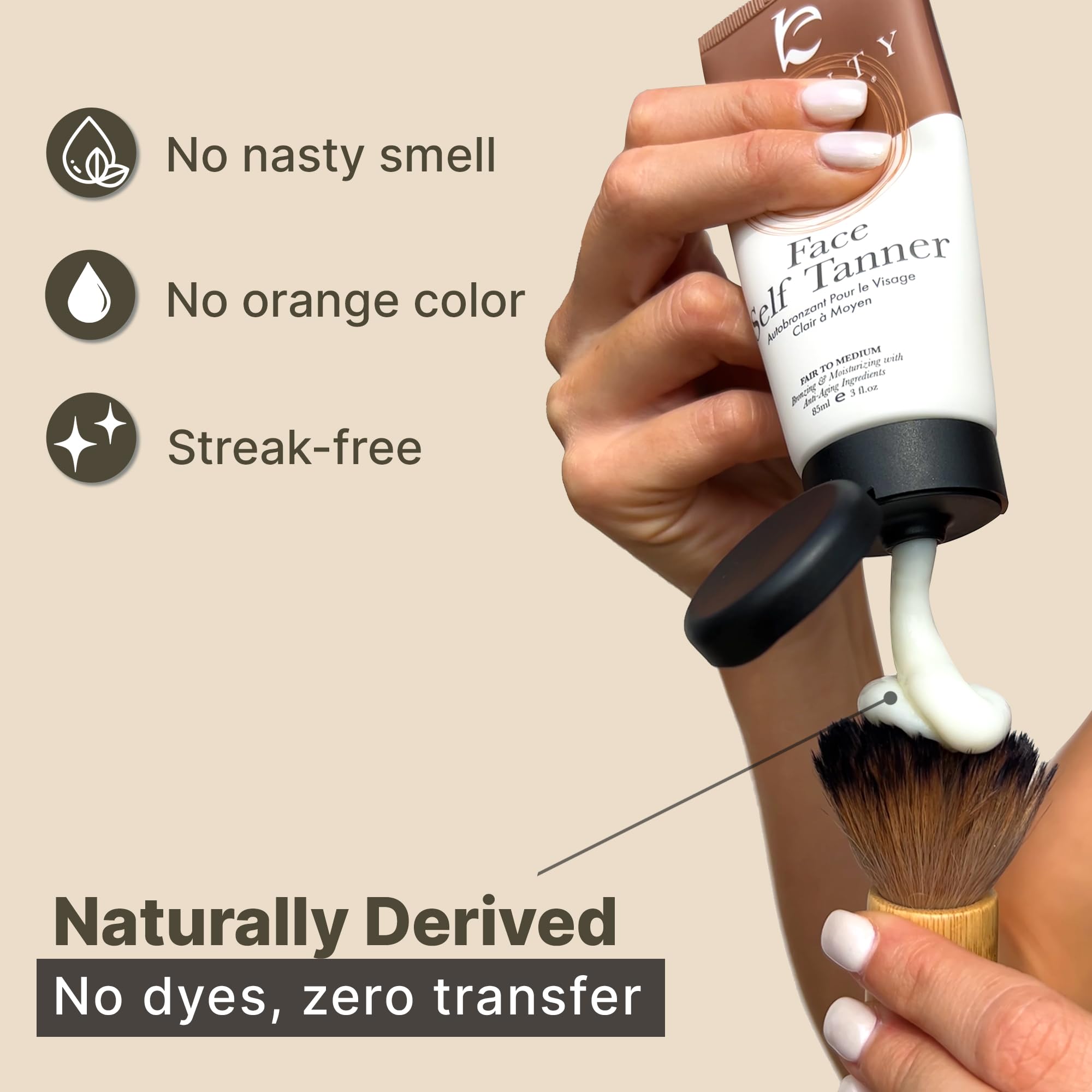 Beauty by Earth bronzant visage teinte naturelle se fond sans traces