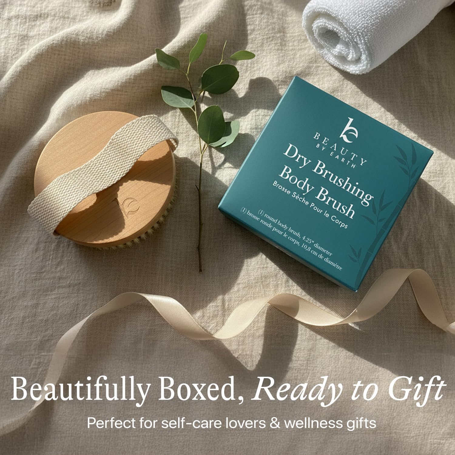 Cadeau Beauty by Earth : brosse corps pour une peau éclatante.