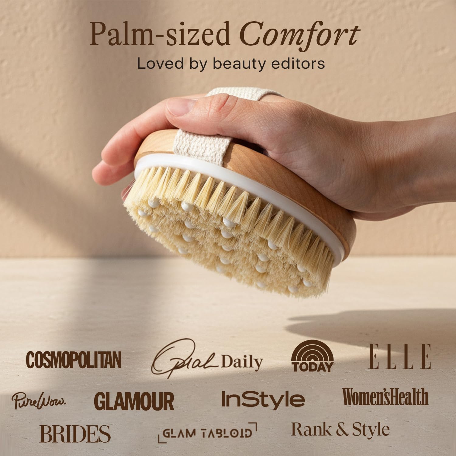 Brosse Beauty by Earth : rituel quotidien de soin avec massage relaxant.