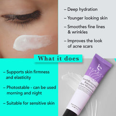 Beauty by Earth crème visage anti-âge: texture légère et hydratante.