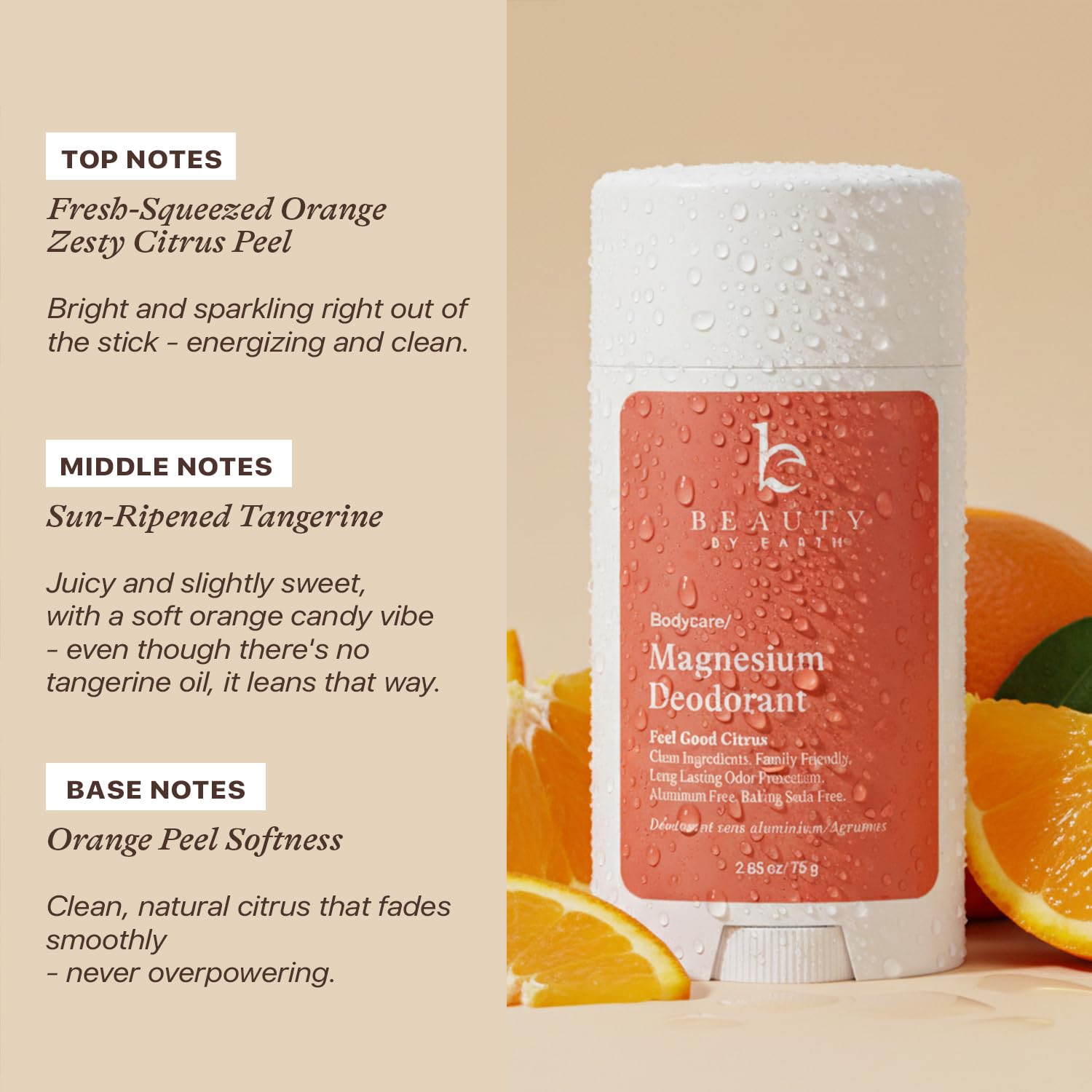 Beauty by Earth Déodorant routine quotidienne rapide et efficace