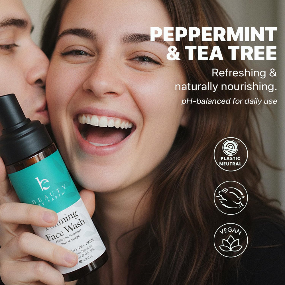 Aloe vera and glycerin visuals hint at soothing hydration for all skin types.