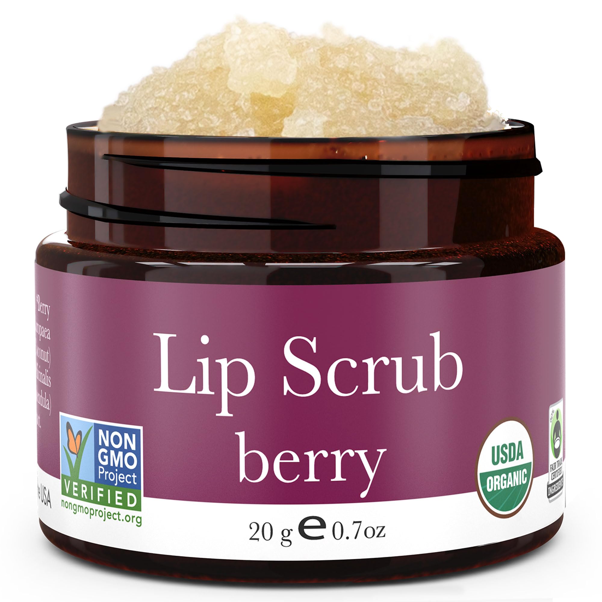 Beauty by Earth gommage-levres-framboise sur emballage, soin nourrissant potentiel.