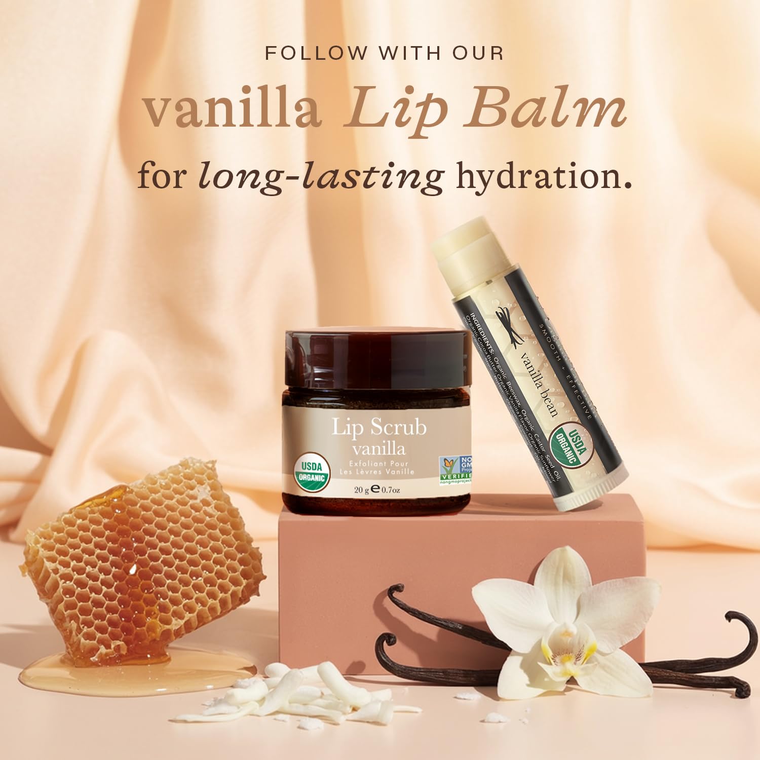 Cadeau Saint-Valentin Beauty by Earth gommage lèvres vanille