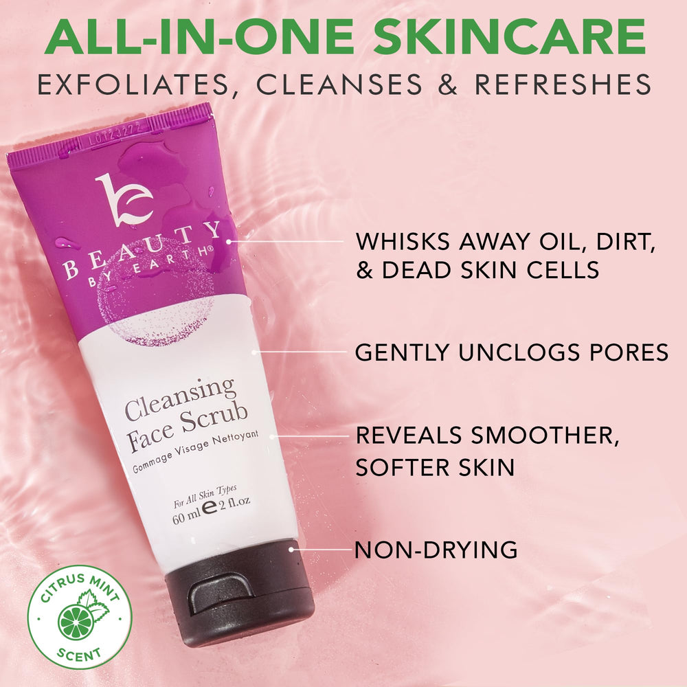 Beauty by Earth Gommage Visage – texture exfoliante révèle une peau plus lumineuse
