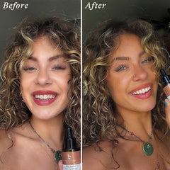 Beauty by Earth gouttes bronzage visage application pour intensité personnalisée.