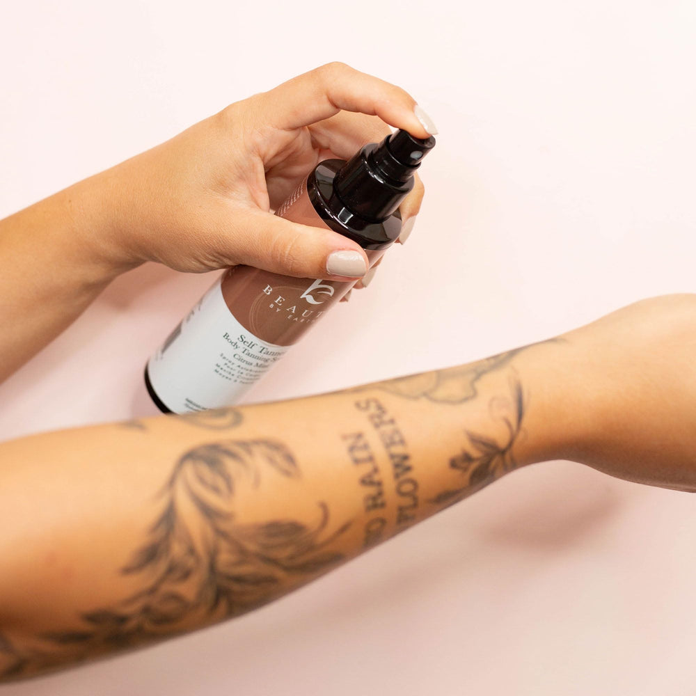 Beauty by Earth Spray adapté femmes et hommes pour une couleur progressive naturelle.